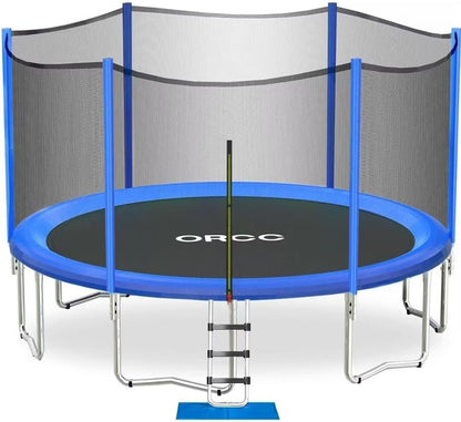 Ultimate 14FT Backyard Trampoline with Safety Enclosure – Perfect for Kids and Adults, 1200lbs Weight Capacity!