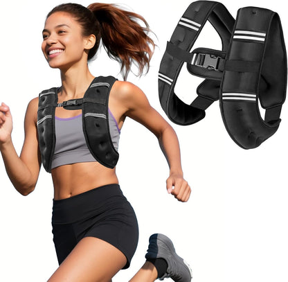 Elevate Your Fitness with the Versatile 8lb Weighted Vest - Perfect for Strength Training, Running, and More!
