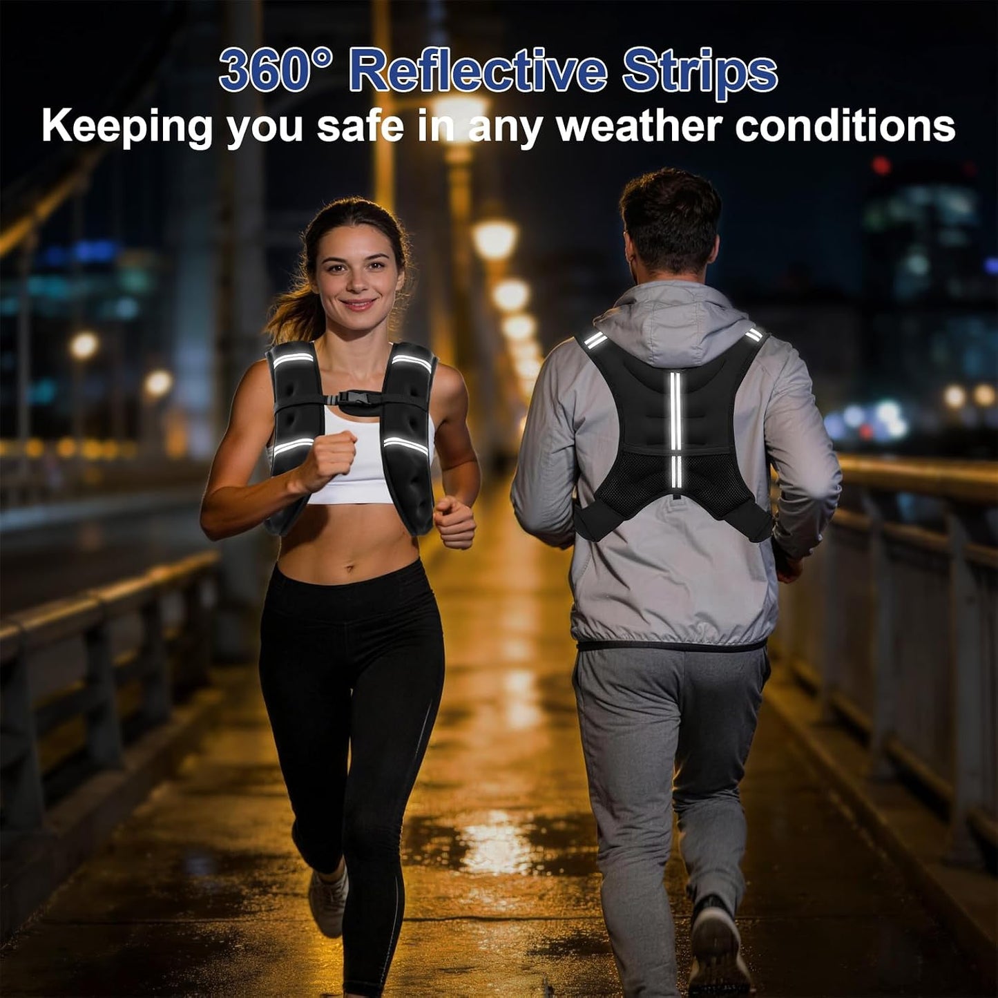 Elevate Your Fitness with the Versatile 8lb Weighted Vest - Perfect for Strength Training, Running, and More!