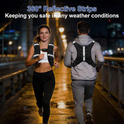 Elevate Your Fitness with the Versatile 8lb Weighted Vest - Perfect for Strength Training, Running, and More!