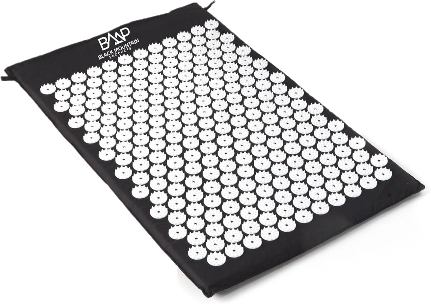 Acupressure Mat with Pillow & Carrying Bag - Acupressure Mat for Trigger Pt. Massage Therapy, Black