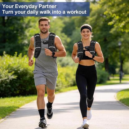 Elevate Your Fitness with the Versatile 8lb Weighted Vest - Perfect for Strength Training, Running, and More!